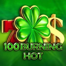 100 Burning Hot slot logo by Amusnet Interactive at Lizaro Casino
