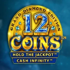 12 Coins Grand Diamond Edition slot logo by Wazdan at Lizaro Casino