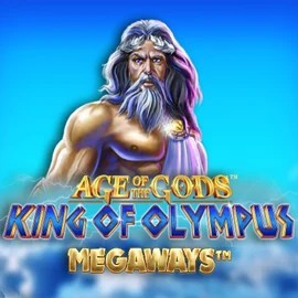 Age Of The Gods: King of Olympus Megaways logo by Origins at Lizaro Casino