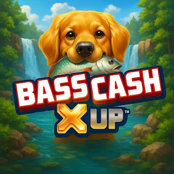 Bass Cash X UP slot visual from Alchemy Gaming available on lizaroocasino.com