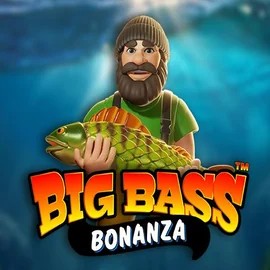 Official Slots logo: Big Bass Bonanza by Pragmatic Play at Lizaro Casino