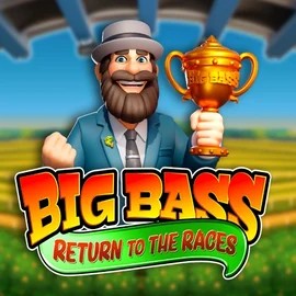 Big Bass Return to the Races slot icon by Pragmatic Play, available at Lizaro Casino
