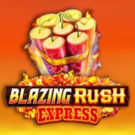 Blazing Rush Express logo by AreaVegas at Lizaro Casino