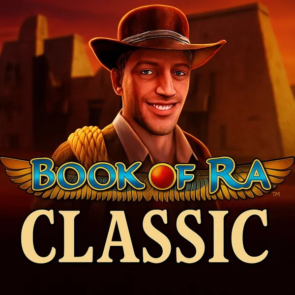 Book of Ra Classic game by Novomatic – logo hosted on Lizaro Casino