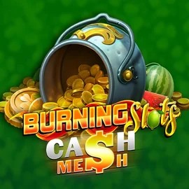 Official Slots logo: Burning Slots Cash Mesh by BF Games at Lizaro Casino