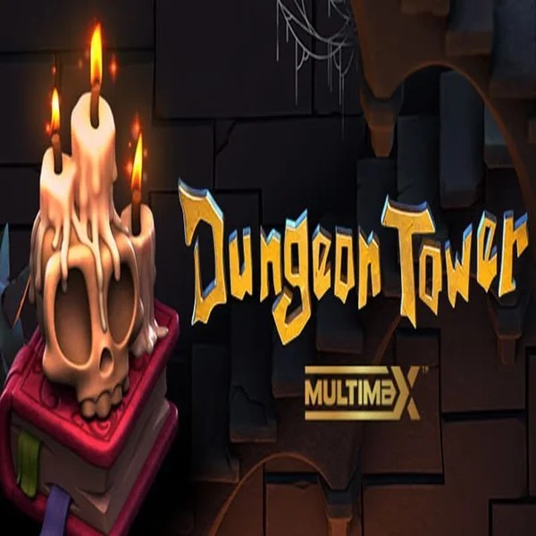 Official Slots logo: Dungeon Tower by Peter & Sons at Lizaro Casino