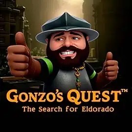 Enjoy Gonzo's Quest by NetEnt – logo hosted on lizaroocasino.com