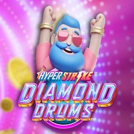 Hyper Strike Diamond Drums logo by Gameburger Studios Lizaro Casino