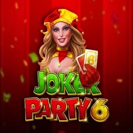 Joker Party 6 casino game by Greentube – featured logo at Lizaro Casino