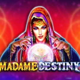 Madame Destiny slot logo by Pragmatic Play at Lizaro Casino