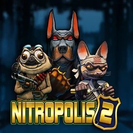 Nitropolis 2 online game logo by ELK Studios on lizaroocasino.com
