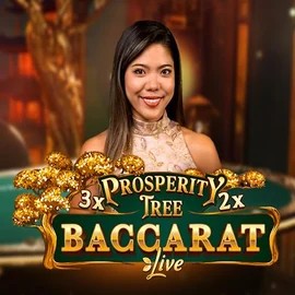 Live Casino logo of Prosperity Tree Baccarat from Evolution at Lizaro Casino