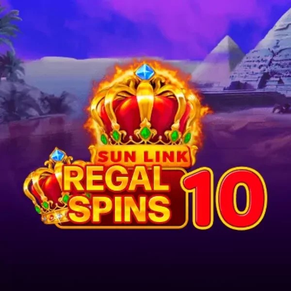 Regal Spins 10 logo by PatePlay at Lizaro Casino