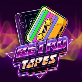 Retro Tapes slot icon by Push Gaming, available at Lizaro Casino