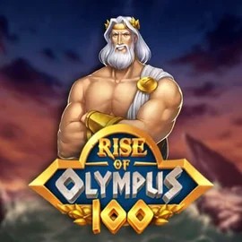 Rise of Olympus 100 online game logo by  on lizaroocasino.com