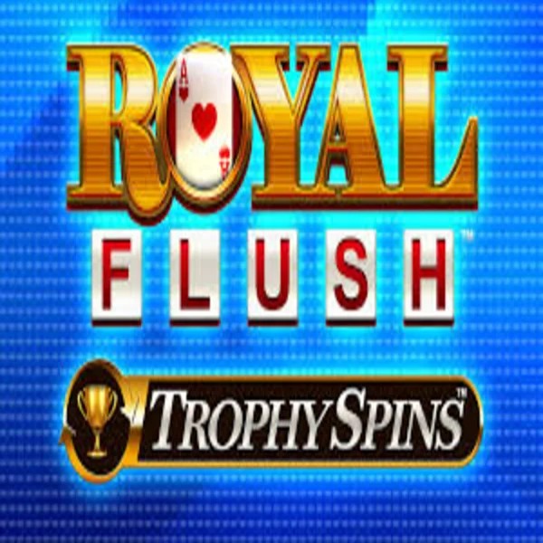 Royal Flush Trophy Spins game by Greentube – logo hosted on Lizaro Casino