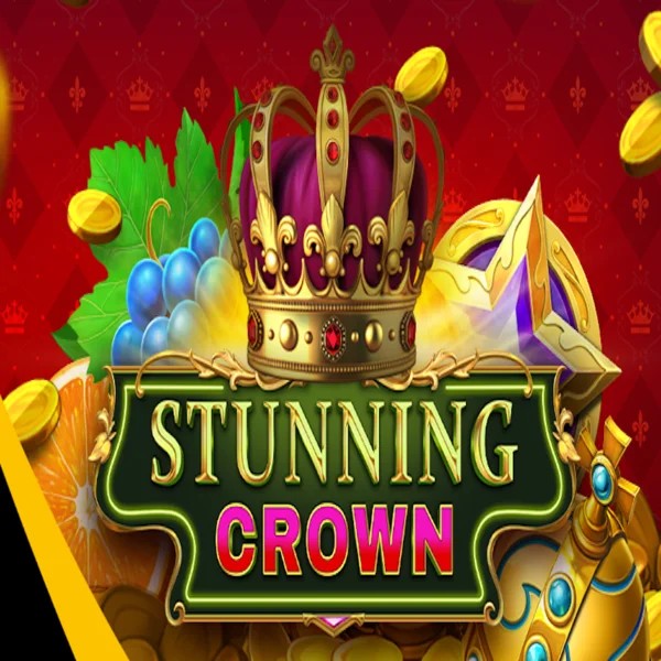 Stunning Crown online game logo by BF Games on lizaroocasino.com