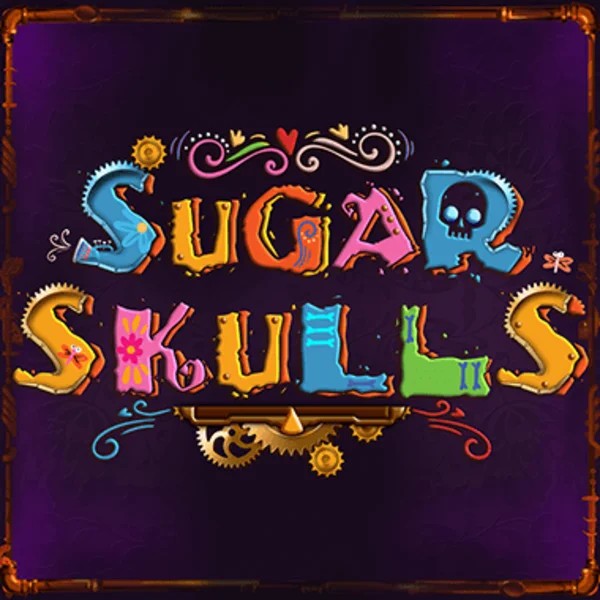 Sugar Skulls logo by Booming Games Lizaro Casino