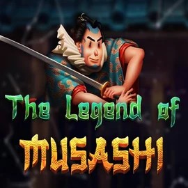 The Legend of Musashi online game logo by Peter & Sons on lizaroocasino.com