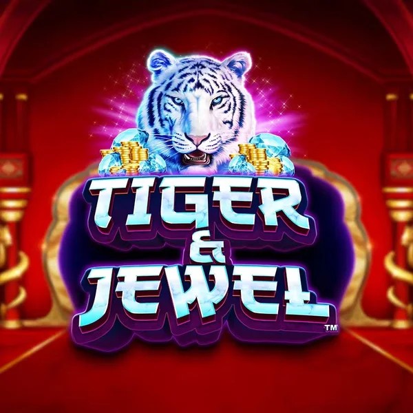 Tiger and Jewel slot logo by Greentube at Lizaro Casino