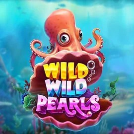 Wild Wild Pearls slot logo by Pragmatic Play at Lizaro Casino
